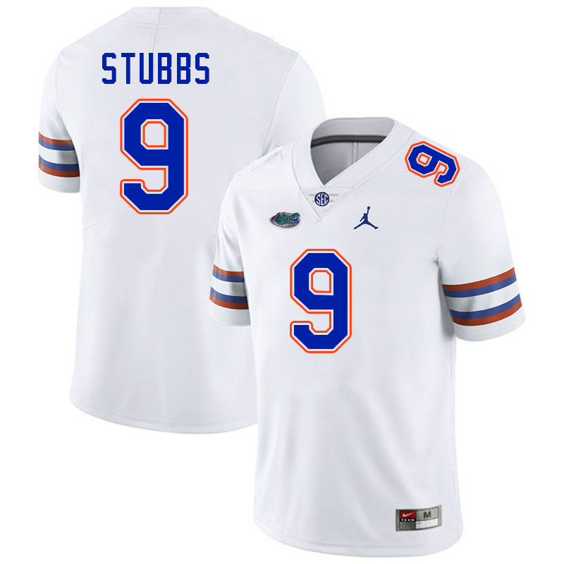 Florida Gators #9 Drake Stubbs College Football Jerseys Stitched-White